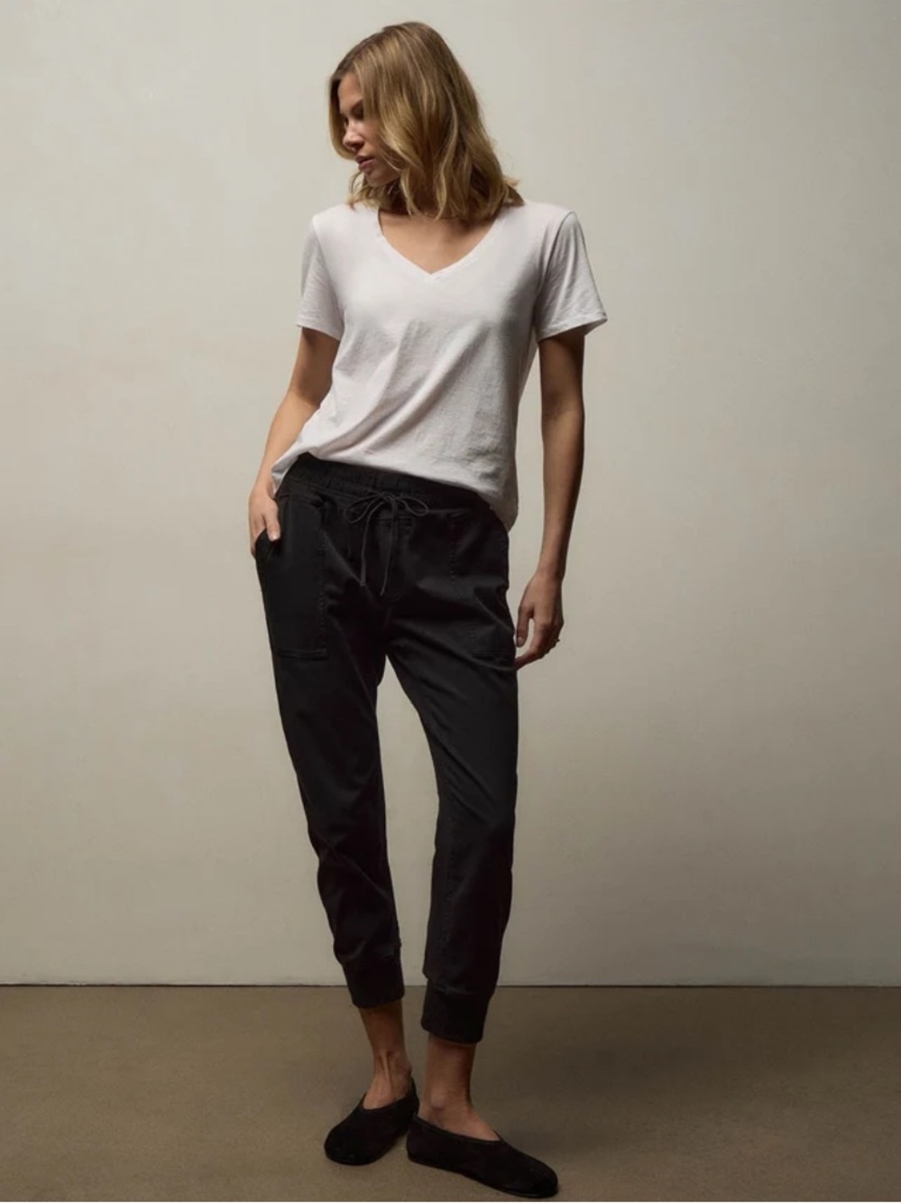 James Perse Mixed Media Pants 0/XS